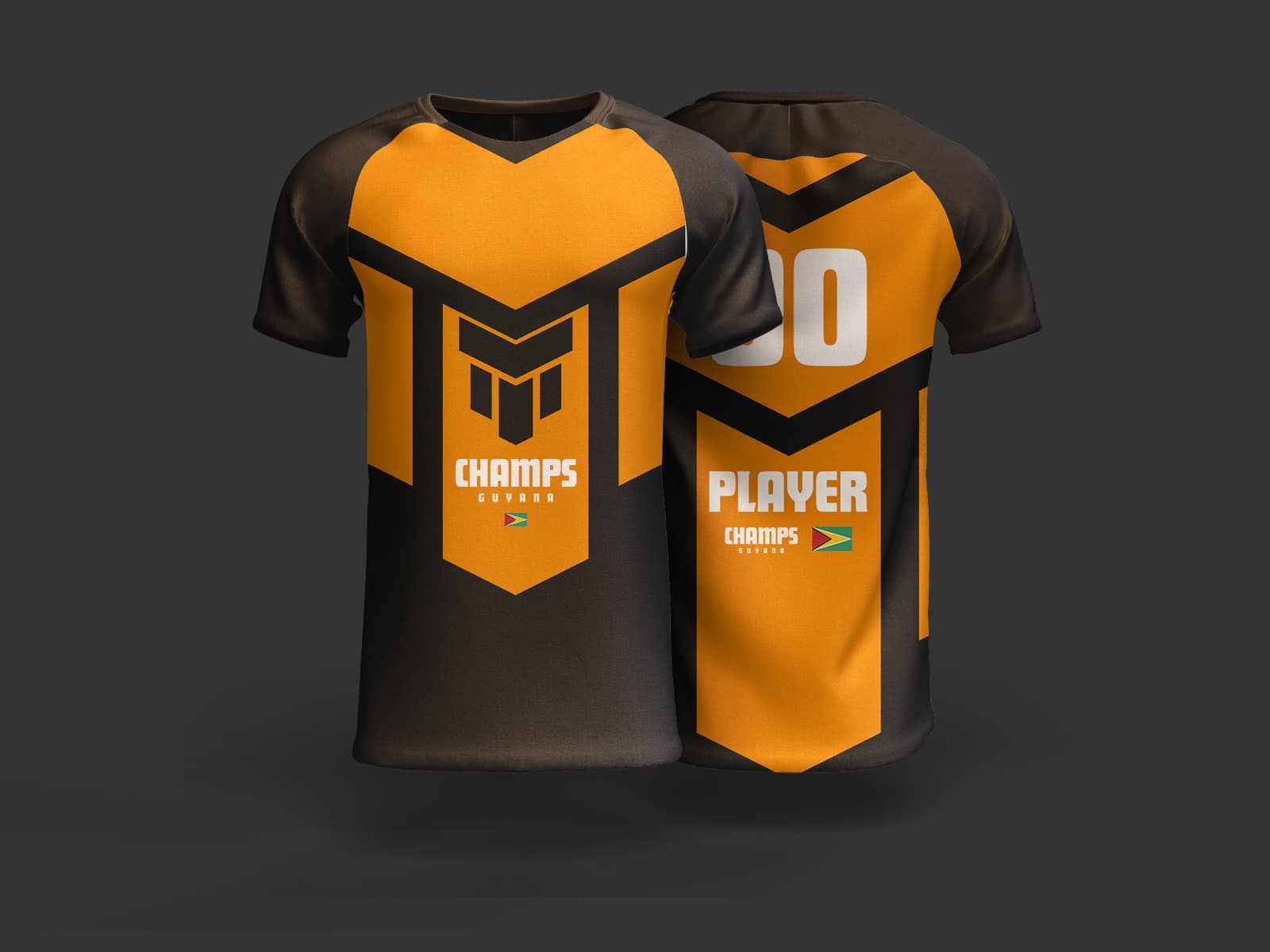 CHAMPS Jersey — Gold Chevron