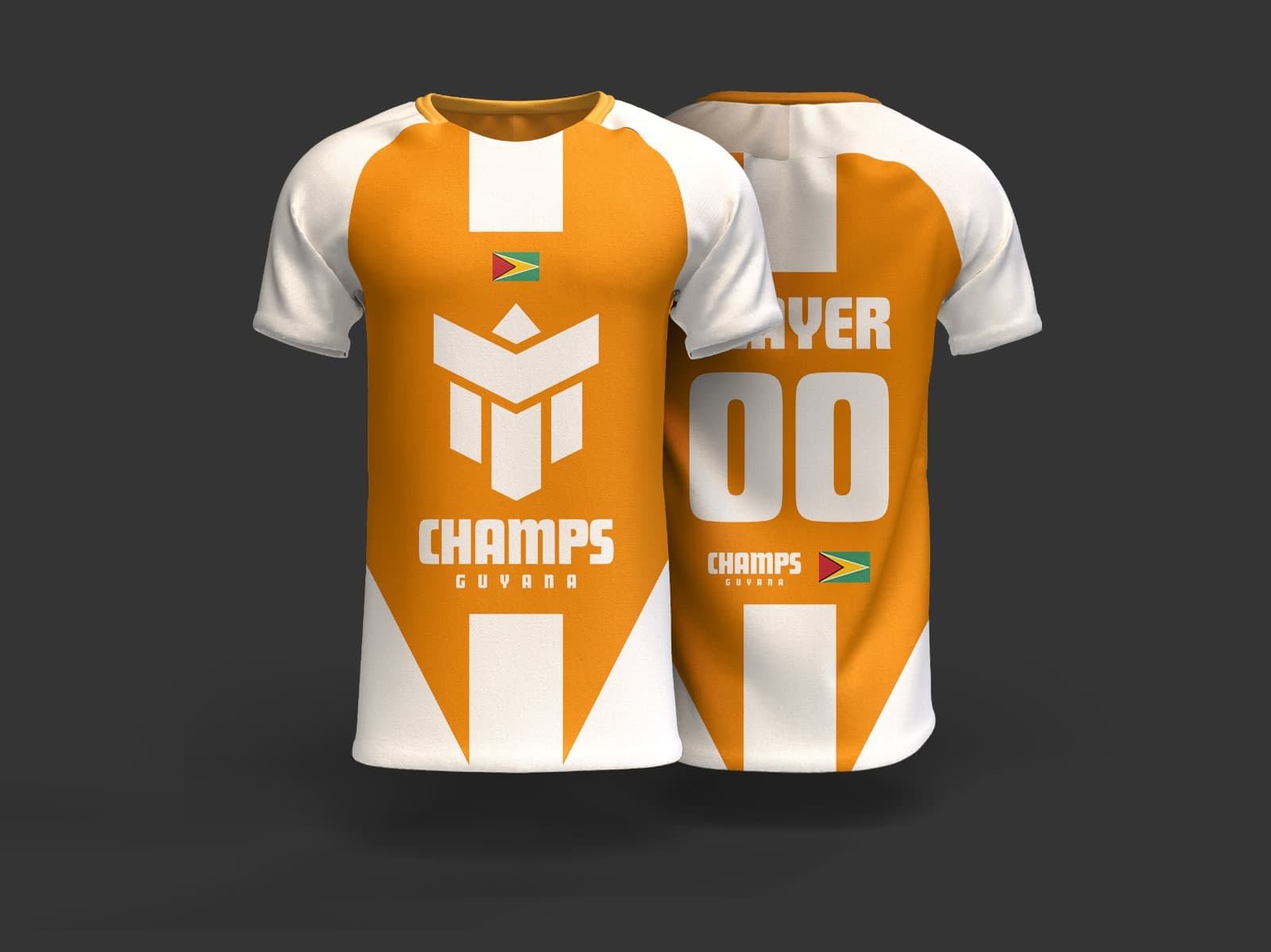 CHAMPS Jersey — White Shield